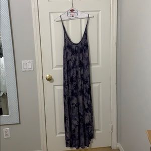 Tie dye maxi dress